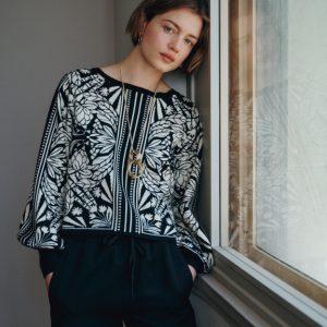 Pull jacquard